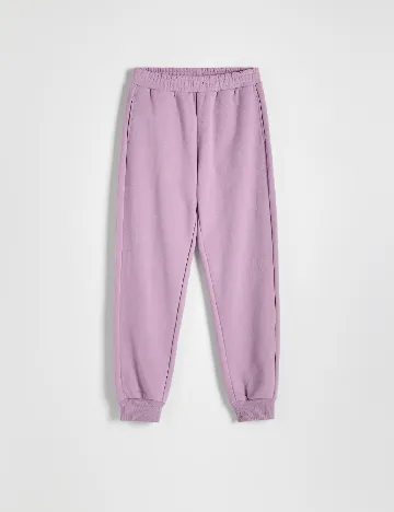 Pantaloni Reserved, mov Mov