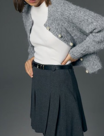 Cardigan Reserved, gri