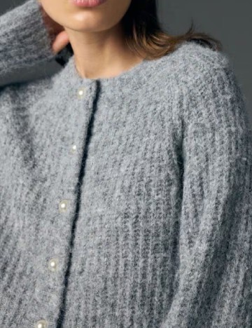 Cardigan Reserved, gri