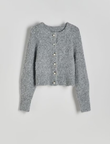 Cardigan Reserved, gri