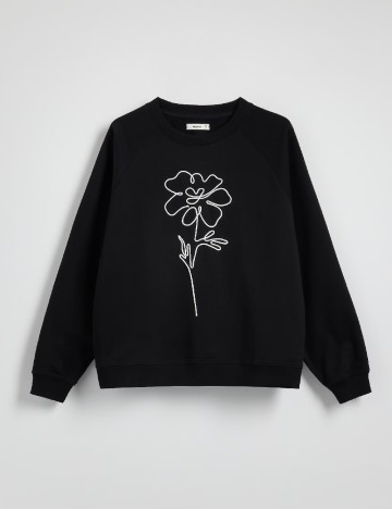 Bluza Reserved, negru