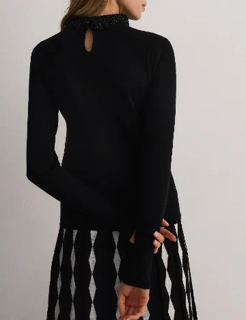 Pulover Reserved, negru Negru