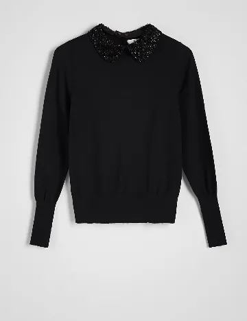 Pulover Reserved, negru Negru