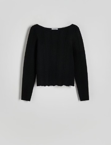 Bluza Reserved, negru
