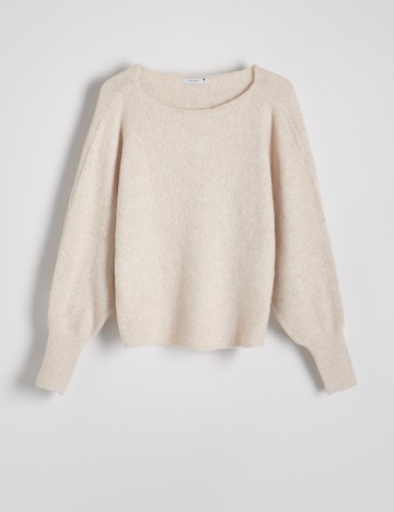 Pulover Reserved, crem