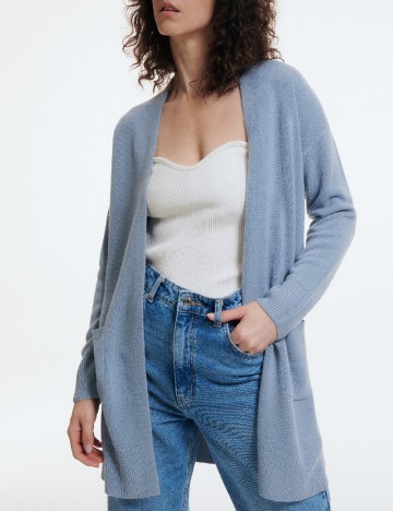 Cardigan Reserved, albastru