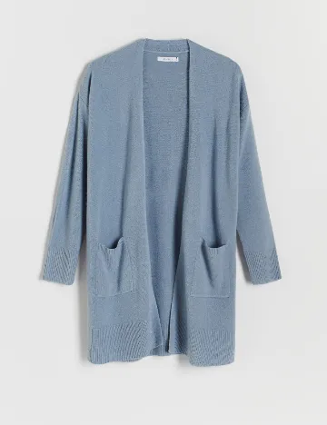 Cardigan Reserved, albastru Albastru
