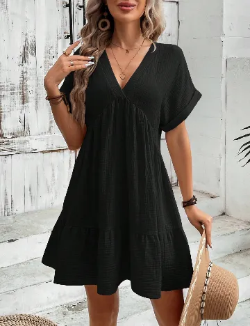 Rochie scurta SHEIN, negru Negru