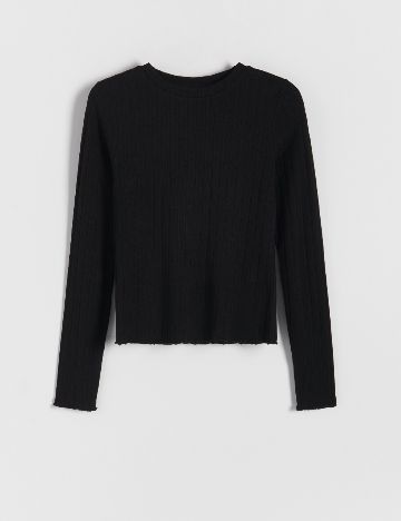 Bluza Reserved, negru