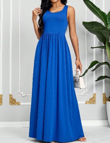 Rochie lunga SHEIN, albastru