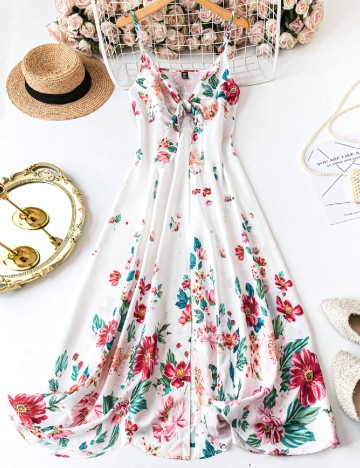 Rochie lunga SHEIN CURVE, floral