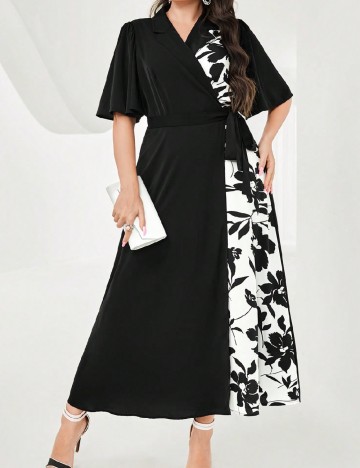 Rochie lunga SHEIN CURVE, negru