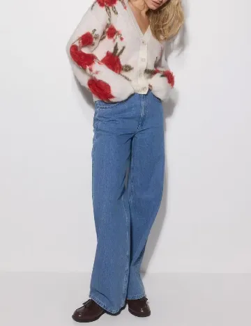 Cardigan Reserved, floral print Floral print