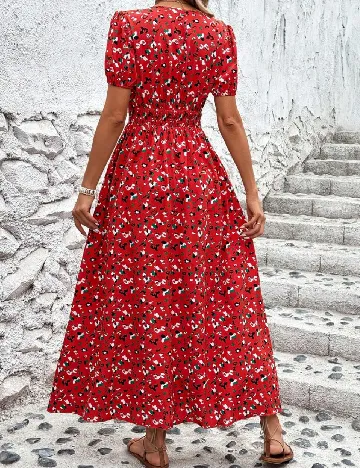 Rochie lunga SHEIN, rosu Rosu