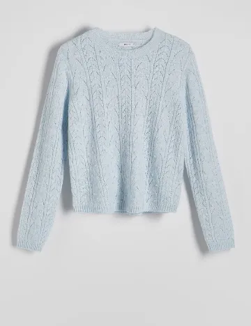 Bluza Reserved, bleu Albastru