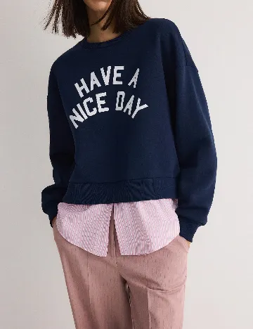 Bluza Reserved, bleumarin Albastru