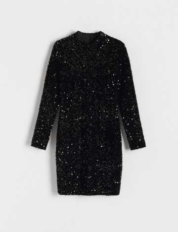 Rochie scurta Reserved, negru