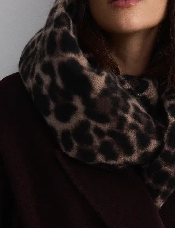 Fular Reserved, animal print Animal print