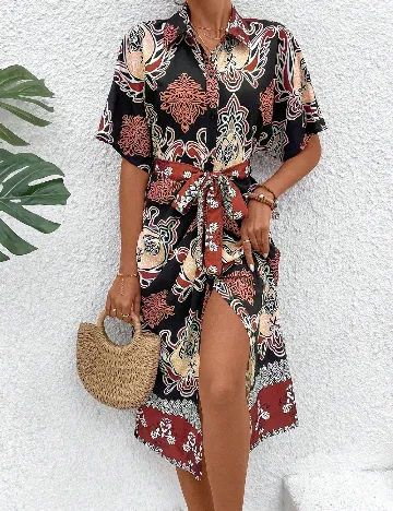 Rochie medie SHEIN, negru Negru