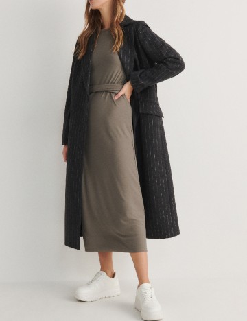 Rochie medie Reserved, kaki