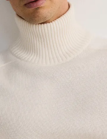 Pulover Reserved, alb Alb