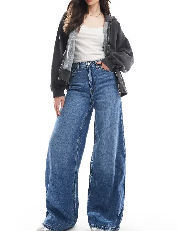 Blugi ASOS, albastru Albastru