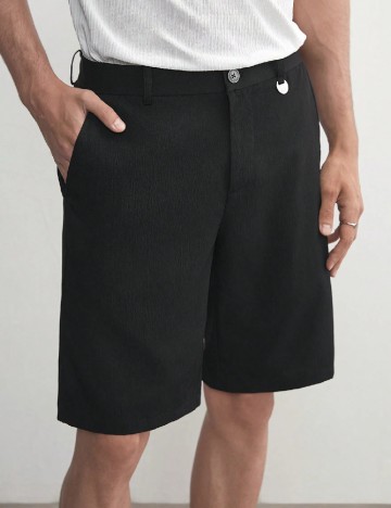 Pantaloni scurti SHEIN, negru