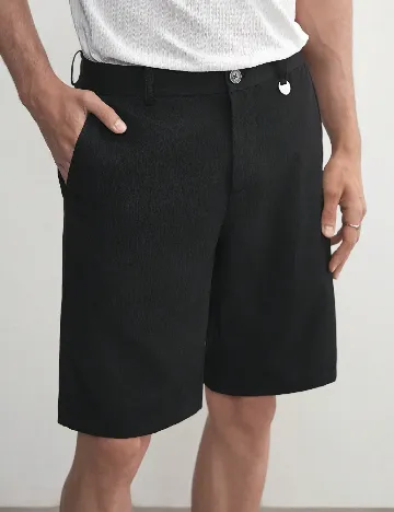 Pantaloni scurti SHEIN, negru
