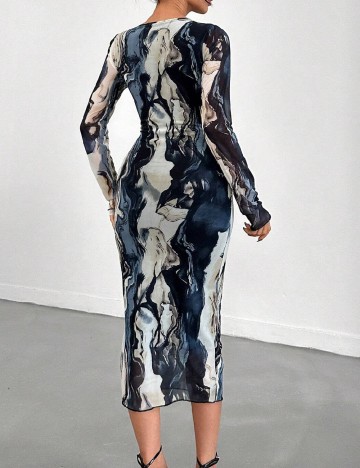 Rochie lunga SHEIN, albastru