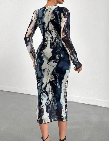 Rochie lunga SHEIN, albastru Albastru