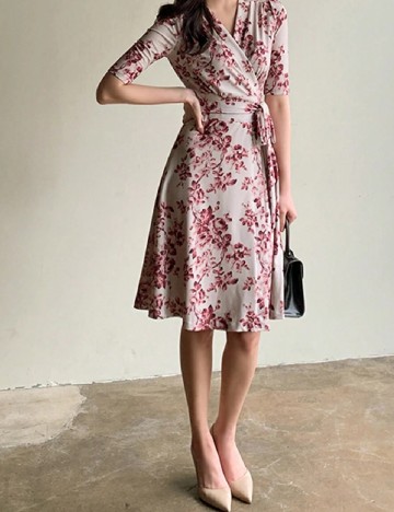 Rochie medie Dazy, floral