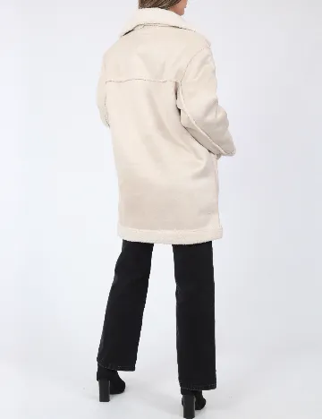 Palton Pull&Bear, bej Crem