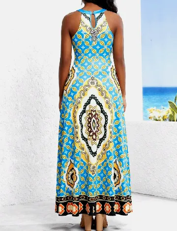 Rochie lunga SHEIN, albastru Albastru