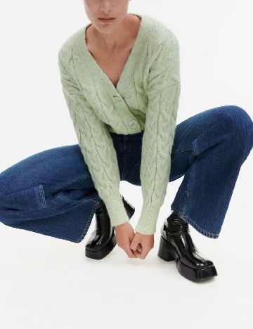 Cardigan Reserved, verde