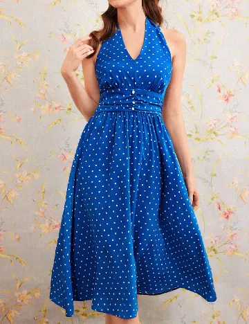 Rochie medie SHEIN, albastru Albastru