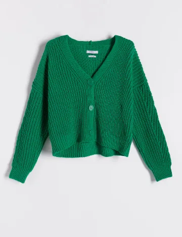 Cardigan Reserved, verde Verde