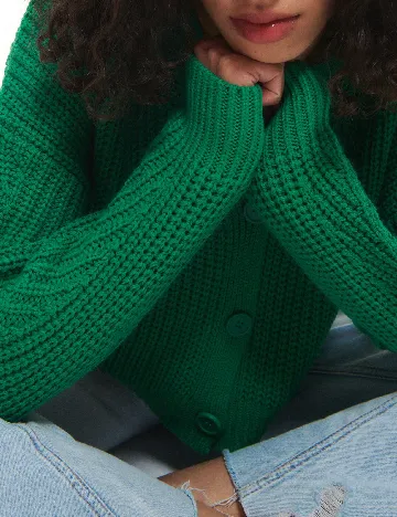 Cardigan Reserved, verde Verde