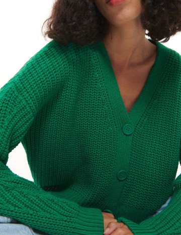 Cardigan Reserved, verde