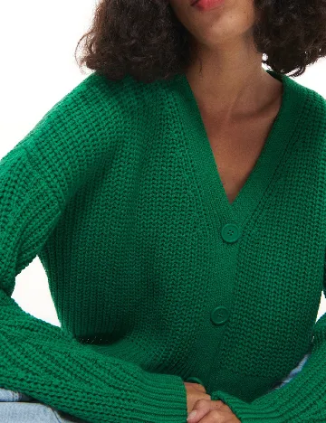 Cardigan Reserved, verde Verde