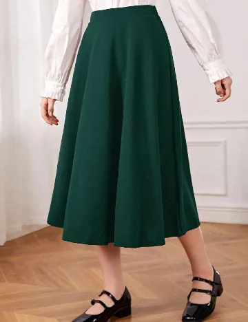 Fusta Shein Kids, verde