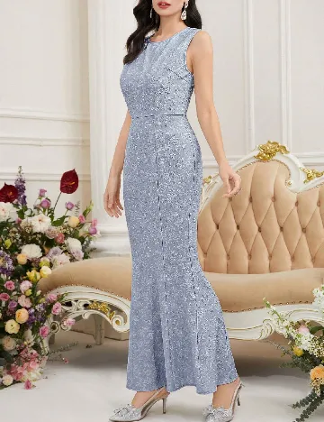 Rochie lunga SHEIN, albastru Albastru