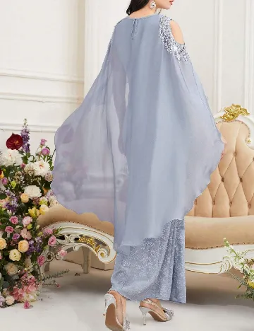 Rochie lunga SHEIN, albastru Albastru