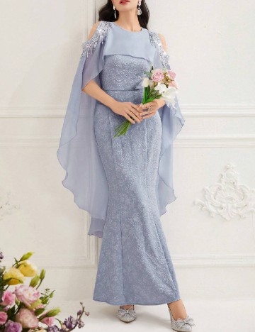 Rochie lunga SHEIN, albastru