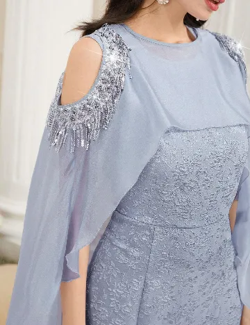 Rochie lunga SHEIN, albastru Albastru