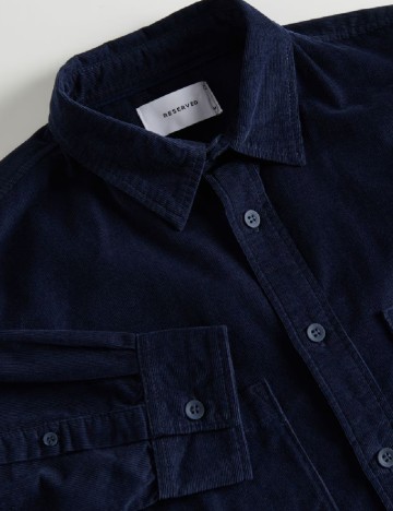 Camasa Reserved, bleumarin