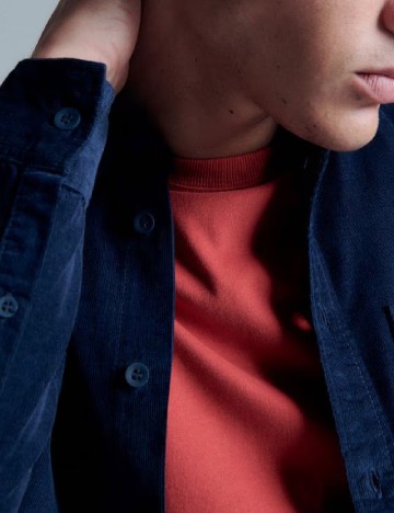 Camasa Reserved, bleumarin