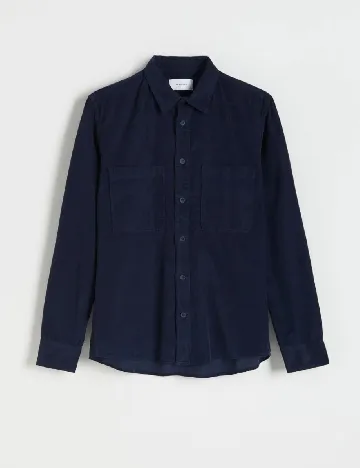 Camasa Reserved, bleumarin Albastru