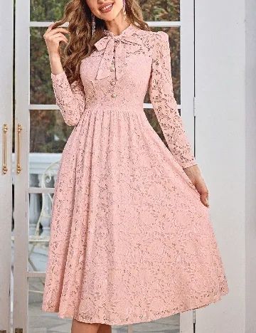 Rochie medie SHEIN, roz pudra Roz
