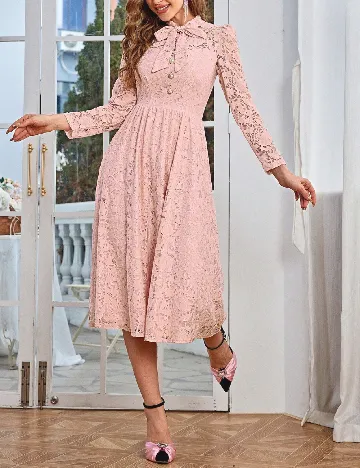 Rochie medie SHEIN, roz pudra Roz