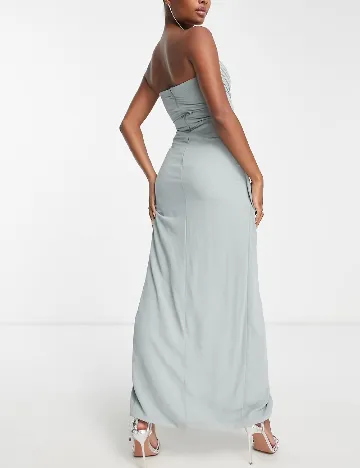 Rochie lunga TFNC London, turcoaz Albastru
